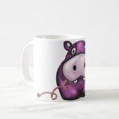 Happy Hippo Crochet Hippo Coffee Mug (Front Left)