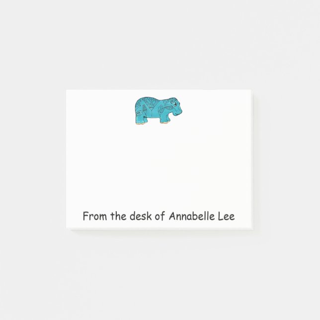 Happy Hippo Egyptian Notes (Front)