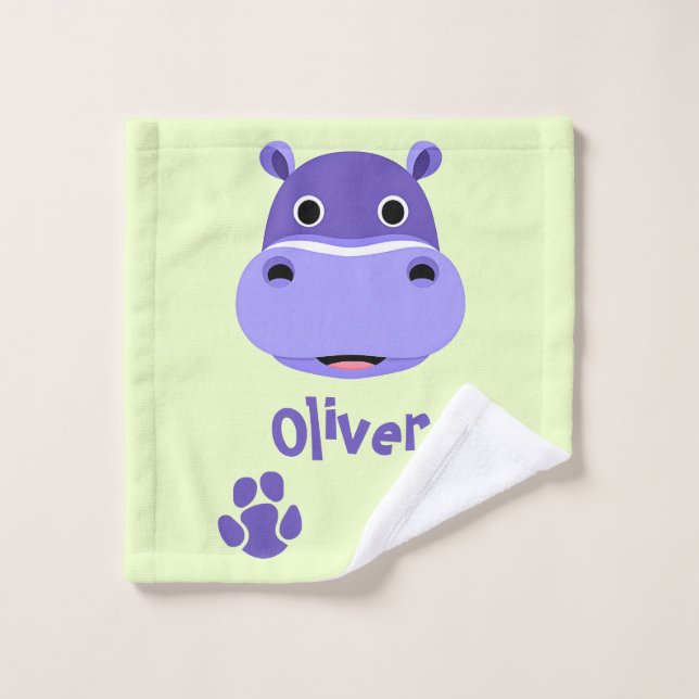 Happy Hippo Face Wash Cloth (Wash Cloth)
