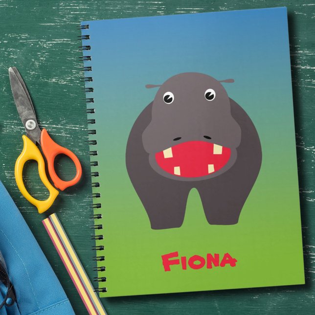 Happy hippo notebook (Creator Uploaded)
