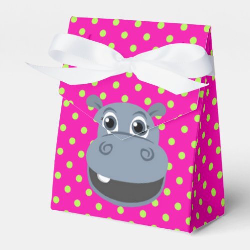 Happy Hippo Party Favor Box