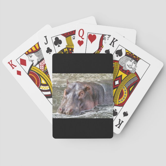 Happy Hippo Poker Cards (Back)