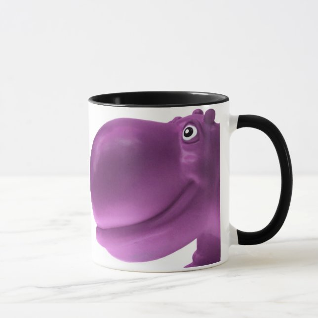 Happy Hippo Purple Mug (Right)