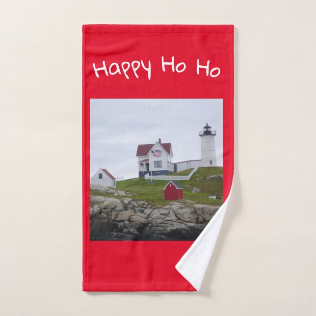 Happy HO HO Hand Towel (Hand Towel)