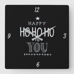 *HAPPY HO HO HO TO YOU* CHRISTMAS CLOCK