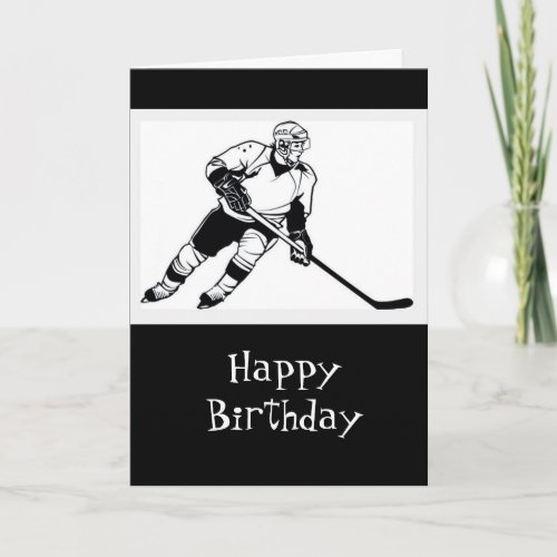 Happy Hockey Birthday Fun Humor