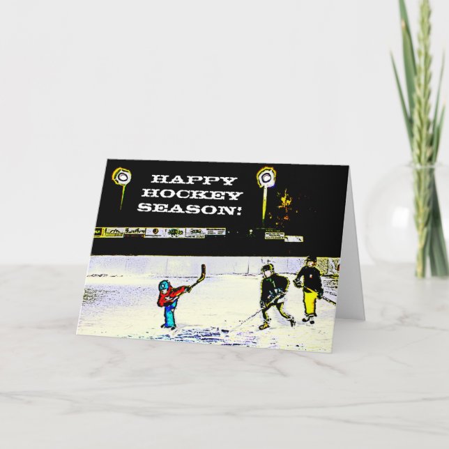 Happy Hockey Season Card (Front)