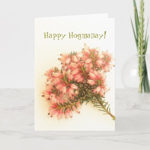 Happy Hogmanay card