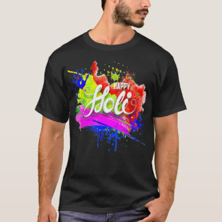 Happy Holi 2022 India Colors Spring Festival, Hind T-Shirt