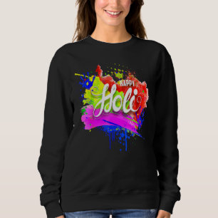 Happy Holi 2022 India Colors Spring Festival Hindu Sweatshirt