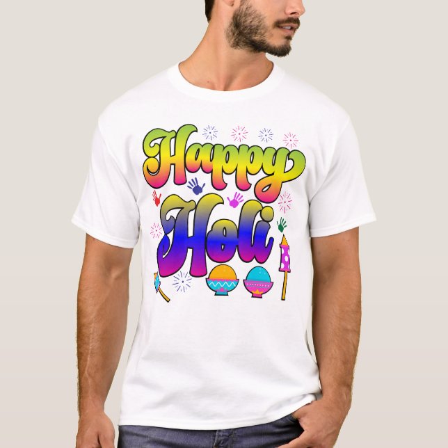 Happy Holi Festival 2023 T-shirt (Front)