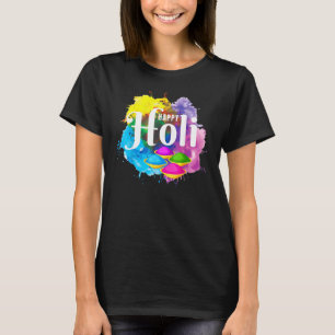 Happy Holi Festival Color Heart India Hindu Spring T-Shirt