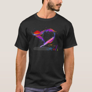 Happy Holi Festival Color Heart India Hindu Spring T-Shirt