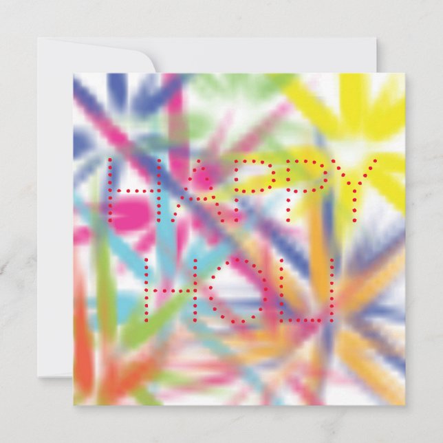 Happy Holi, festival of colors, holi hai Card (Front)