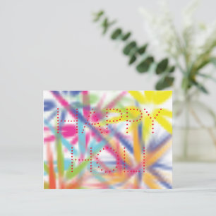 Happy Holi, festival of colors, holi hai Postcard