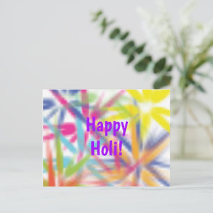 Happy Holi, festival of colors, holi hai Postcard