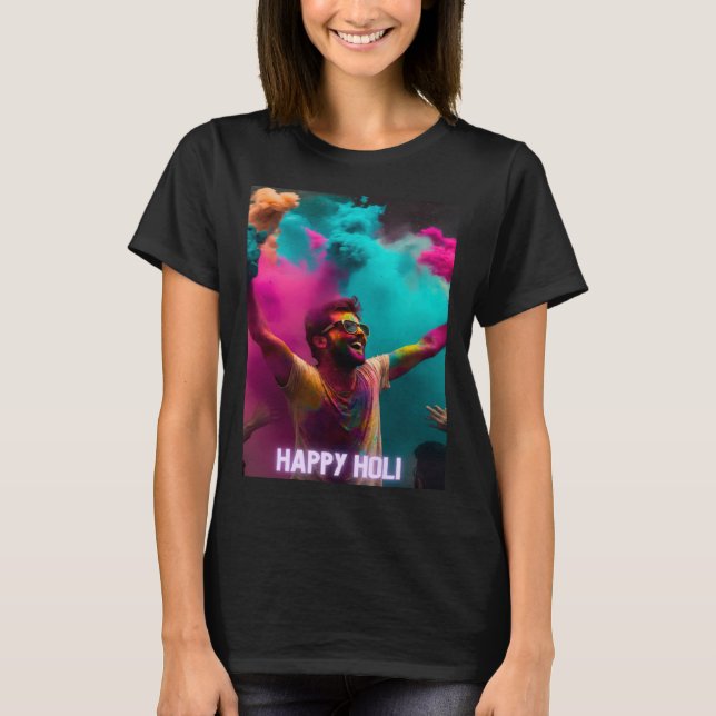 Happy Holi Festival Outfit T-Shirt (Front)