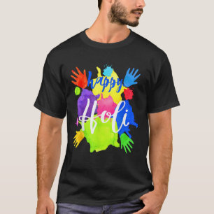 Happy Holi for Kids Boys Toddler Girls India Hindu T-Shirt