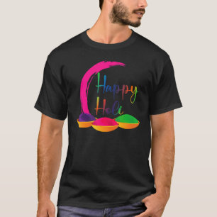 Happy Holi For Women Men Kids Color India Hindu 1 T-Shirt