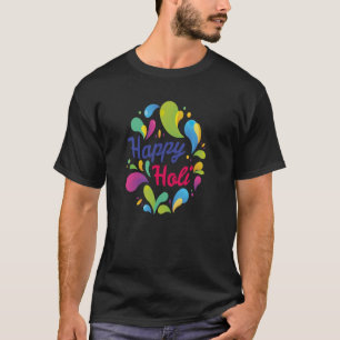 Happy Holi For Women Men Kids Color India Hindu T-Shirt