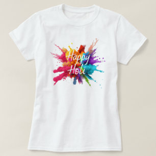 Happy Holi For Women Men Kids Color India Hindu T-Shirt