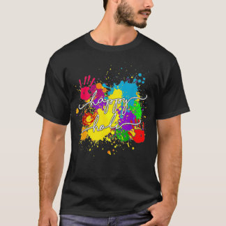 Happy Holi Indian Celebration For Women Men Kids C T-Shirt