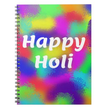 Happy Holi Notebook by BlakCircleGirl at Zazzle