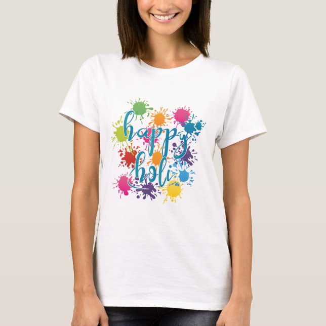 Happy Holi T-Shirt (Front)