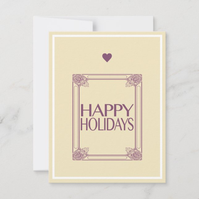 Happy Holiday Card (Front)