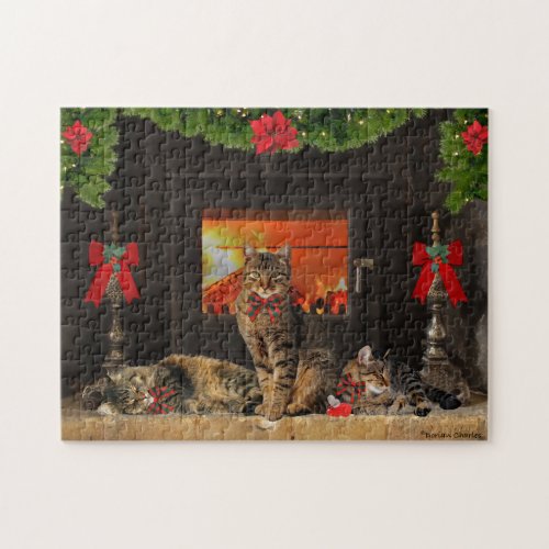 Happy Holiday Cats Puzzle