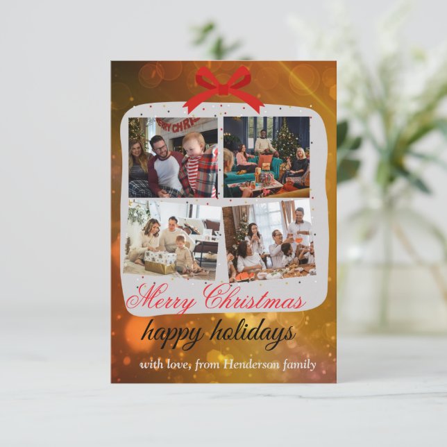 HAPPY HOLIDAY CHRISTMAS (Standing Front)