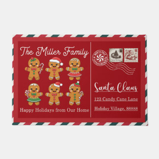 Happy Holiday Christmas Doormat – Festive Welcome 