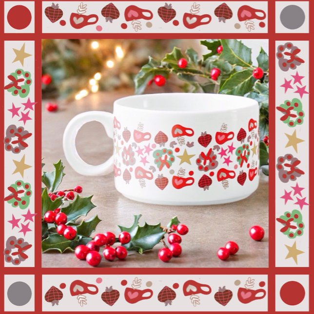 Happy Holiday Design Bowl (Creator Uploaded)