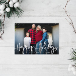 happy holiday family christmas holiday card