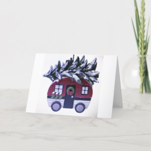***HAPPY HOLIDAY FROM OUR CAMPER** MERRY CHRISTMAS CARD
