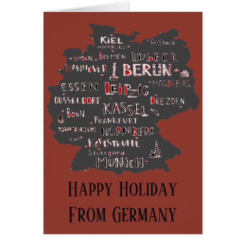 Happy Holiday German Cities add text