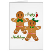 Happy Holiday Gingerbread Man Boy Girl (Front)