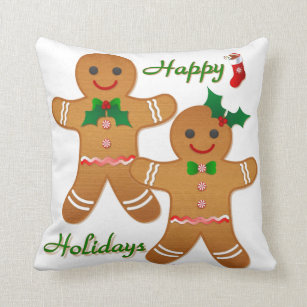gingerbread man pillow