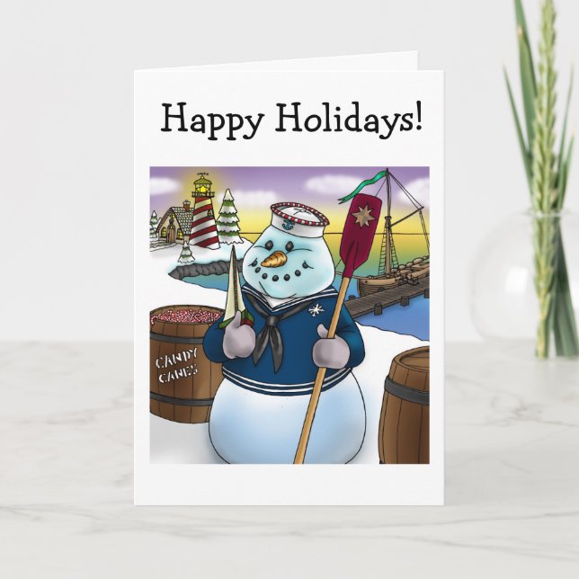 Happy Holiday Greeting Card (Front)