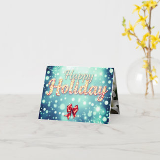 Happy Holiday Greeting Card