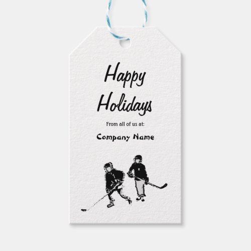 Happy Holiday Hocky Fans Gift Tags