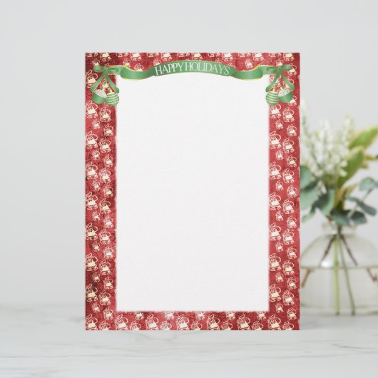 Happy Holiday Letterhead (Standing Front)