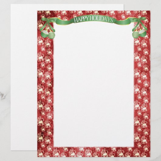Happy Holiday Letterhead (Front/Back)