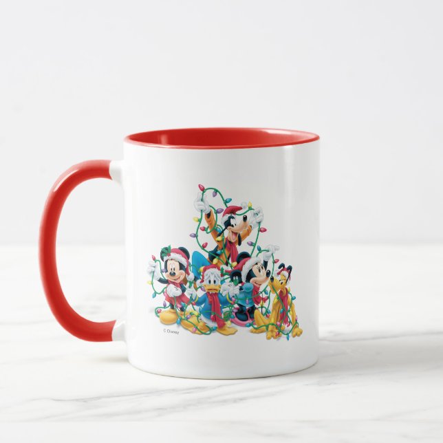 Happy Holiday | Mickey & Friends Mug (Left)