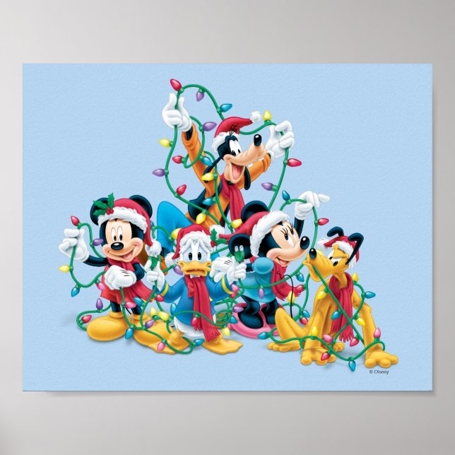 Happy Holiday | Mickey & Friends Poster (Front)