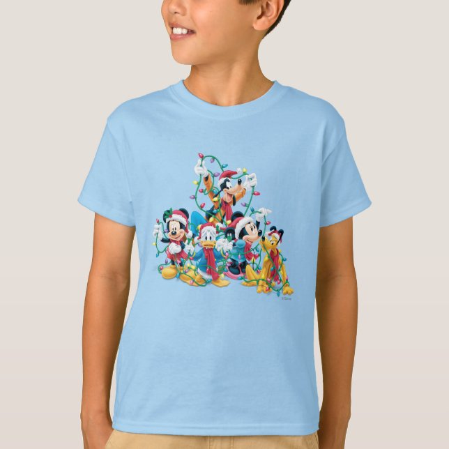 Happy Holiday | Mickey & Friends T-Shirt (Front)