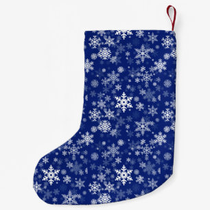 Happy Holiday Snowflakes Pattern for Everyone Small Christmas Stocking