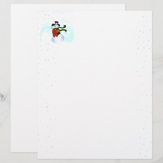 Happy Holiday Snowman (Front/Back)