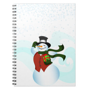 Happy Holiday Snowman Notebook