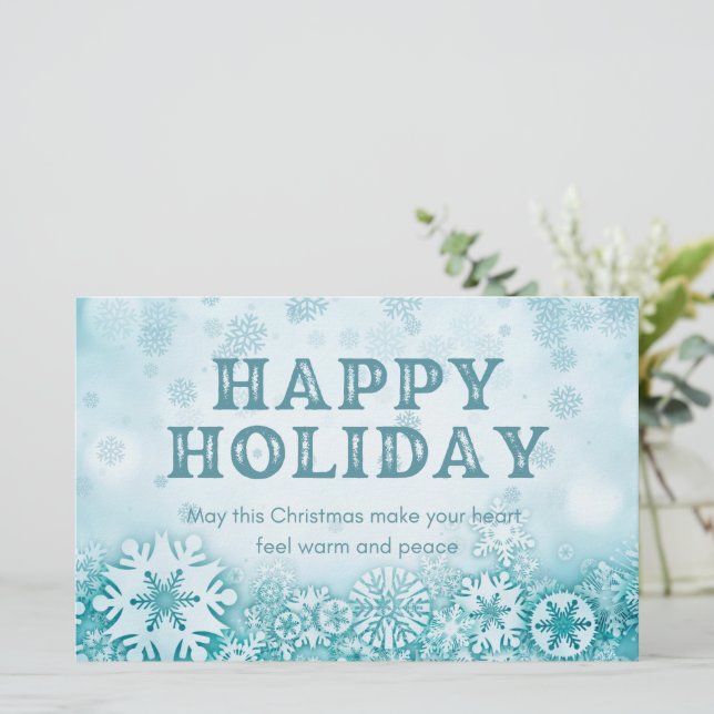 Happy Holiday Stationery (Standing Front)